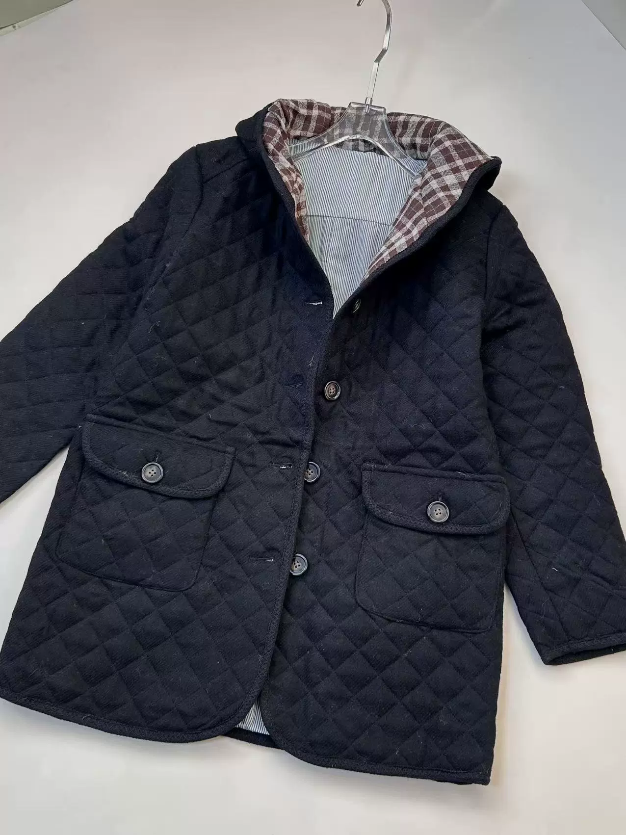 【JP8902】Women's cotton jacket, hooded thick coat